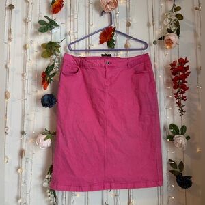 🩷 Pink Denim Skirt 🩷